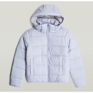 G-Star RAW NEW Women's Meefic Padded Jacket Size‎ Large Iceland Blue MSRP $220